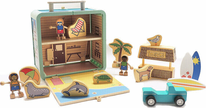 Suitcase Series Play Set: Surf Shack