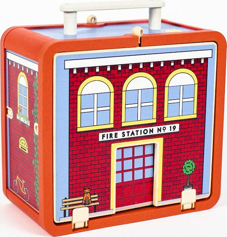 Suitcase Series Play Set: Fire House