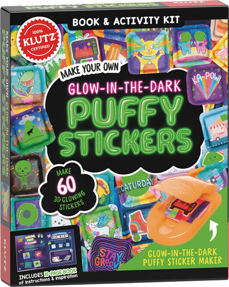 Make Your Own Glow-in-the-Dark Puffy Stickers