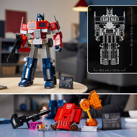 LEGO® Icons Optimus Prime Transformers Set