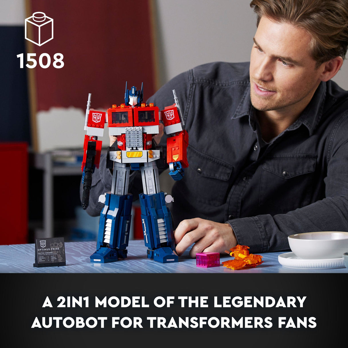 LEGO® Icons Optimus Prime Transformers Set
