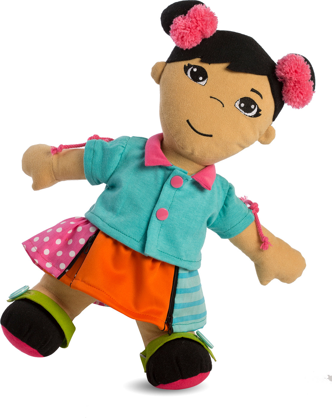 Washable Fastening Doll: Asian  Girl