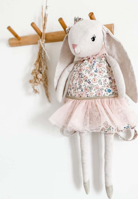 My Dolly Bunny Linen Backpack
