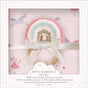 Chateau Magique Swaddle and Rainbow Rattle Gift Set