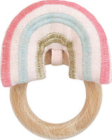 Chateau Magique Swaddle and Rainbow Rattle Gift Set