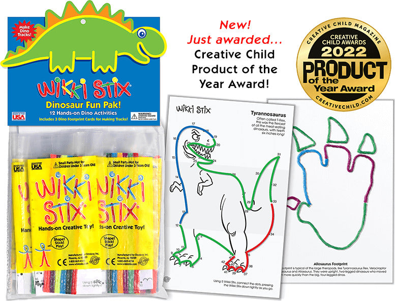 Wikki Stix Dinosaur Fun Pack