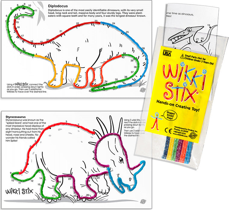 Wikki Stix Dinosaur Fun Pack