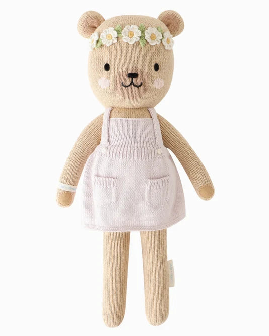 Olivia the Honey Bear w Flora Crown 20