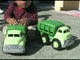 Green Recycling Truck