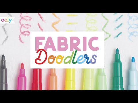 Fabric Doodlers Markers, Set of 12