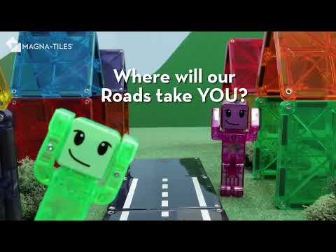 XTRAS: Roads 12-Piece Set Magna-Tiles