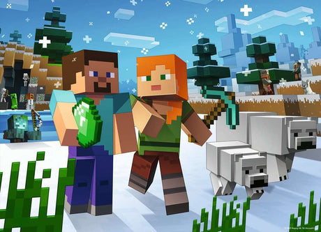 Minecraft Bumper Pack Puzzle (4x100 pc)