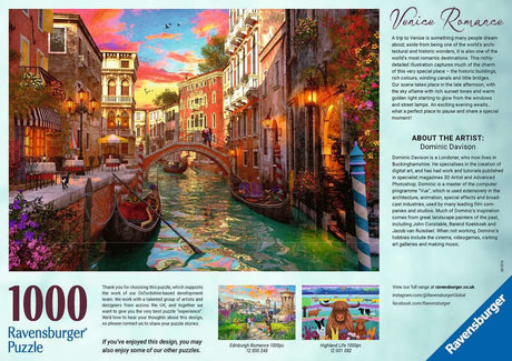 Venice Romance 1000 Pc Puzzle