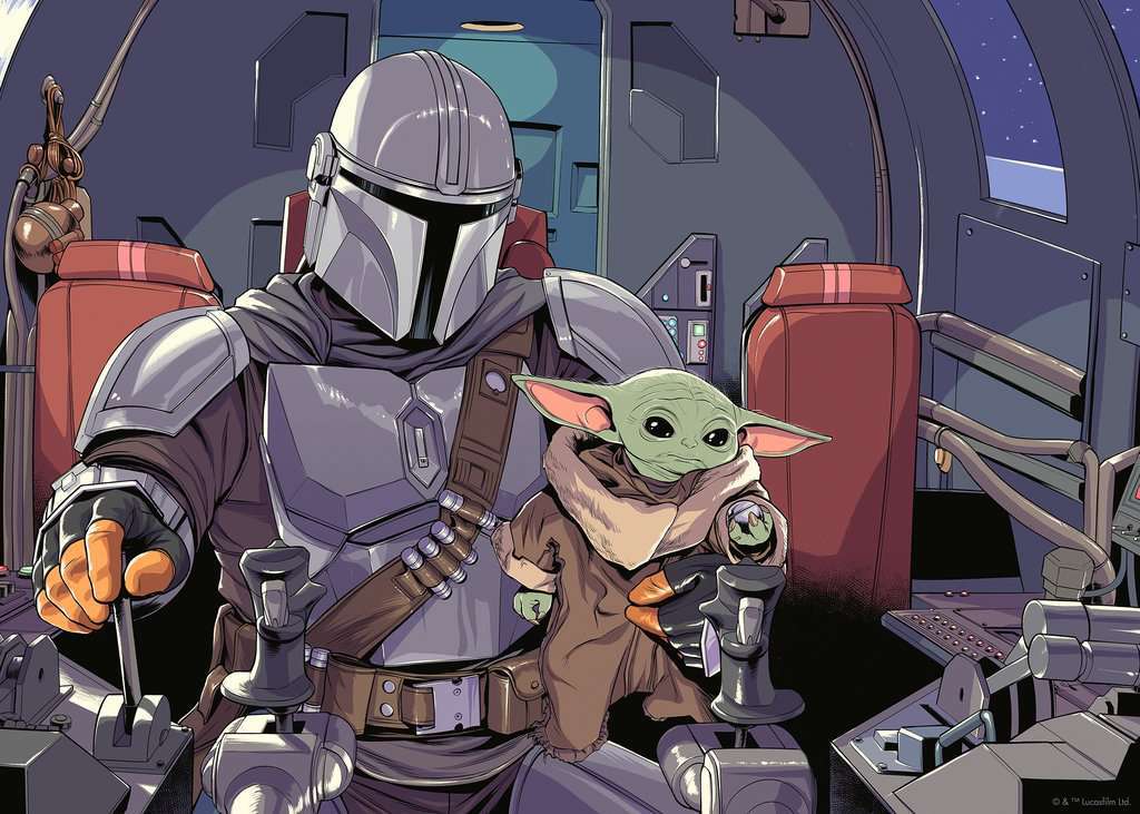 Jigsaw Puzzle The Mandalorian - 1000 Pieces Puzzle