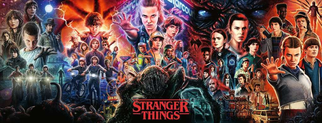 Stranger Things: See You On The Other Side Panoramic Puzzle Puzzle (1000 pc)