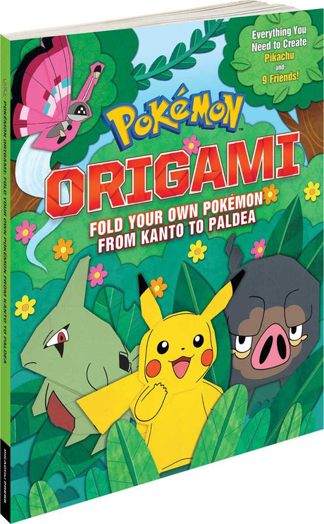 Pokémon Origami: Fold Your Own Pokémon from Kanto to Paldea: One Pokémon From Every Region! 