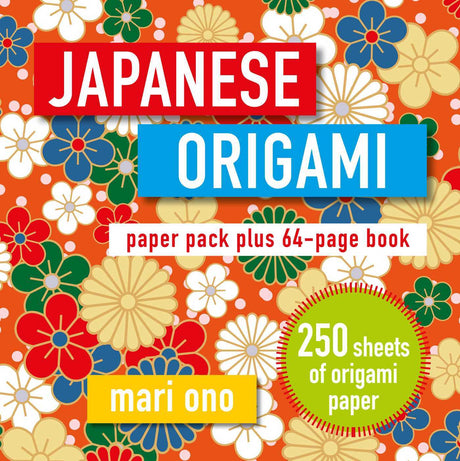 Japanese Origami: Paper block plus 64-page book