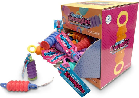 Krumples Fidget – Silicone Sensory Toy (Assorted Colors)