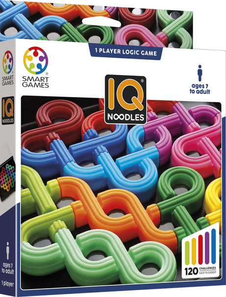 IQ Noodles: Bendable Brain Teaser with 120 Challenges