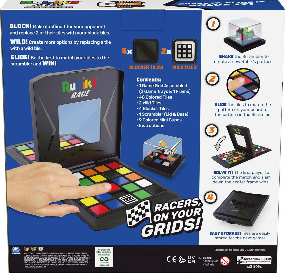 Rubik's: Race - Ace Edition Classic Fast-Paced Puzzle Game