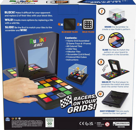 Rubik's: Race - Ace Edition Classic Fast-Paced Puzzle Game
