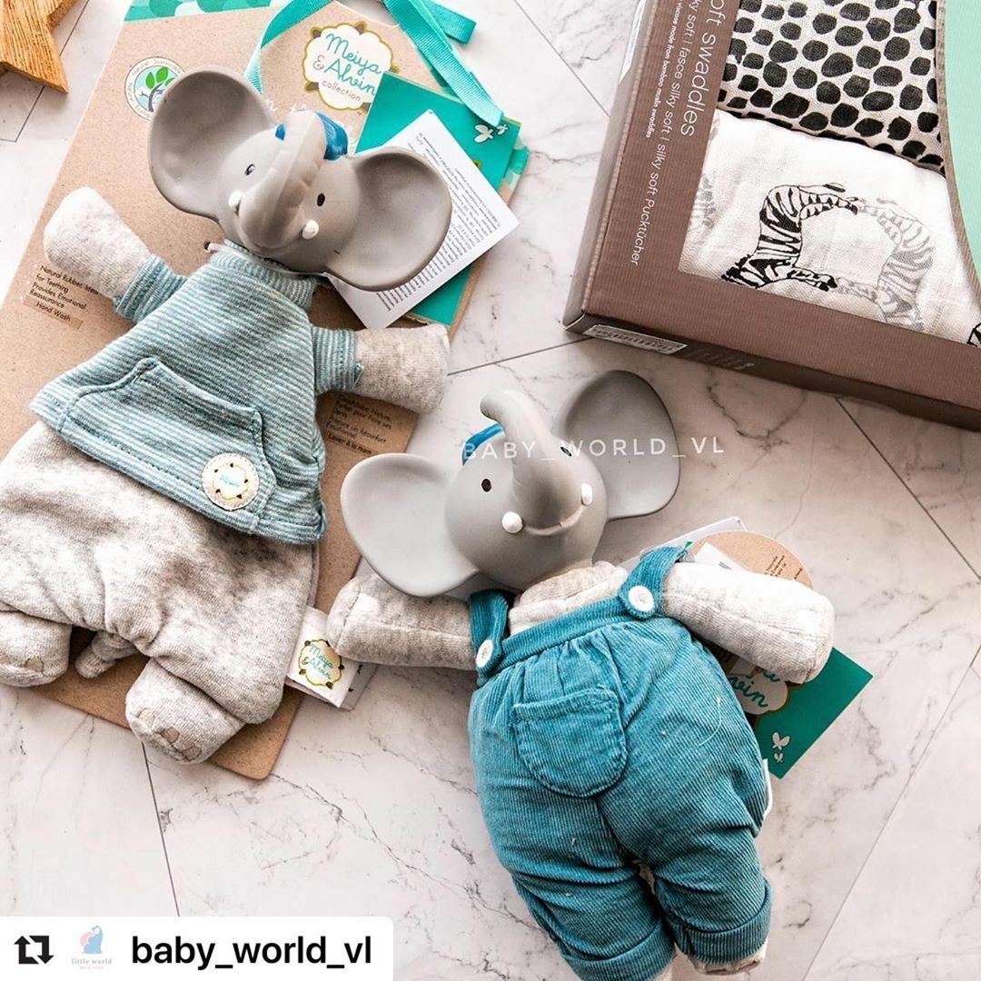 Alvin The Elephant Rubber Head Soft Toy