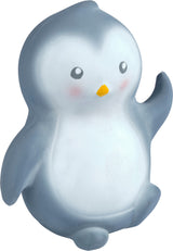 My First Arctic Penguin Natural Organic Rubber Teether, Rattle & Bath Toy