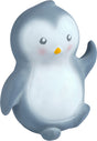 My First Arctic Penguin Natural Organic Rubber Teether, Rattle & Bath Toy