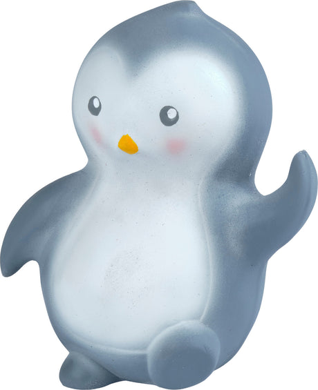 My First Arctic Penguin Natural Organic Rubber Teether, Rattle & Bath Toy
