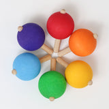 Rainbow Spinning Tops VE 6 pcs.