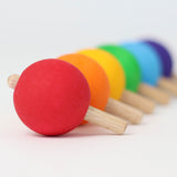 Rainbow Spinning Tops VE 6 pcs.