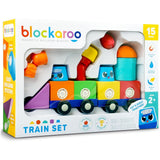 Blockaroo Magnetic Foam Blocks Train Set