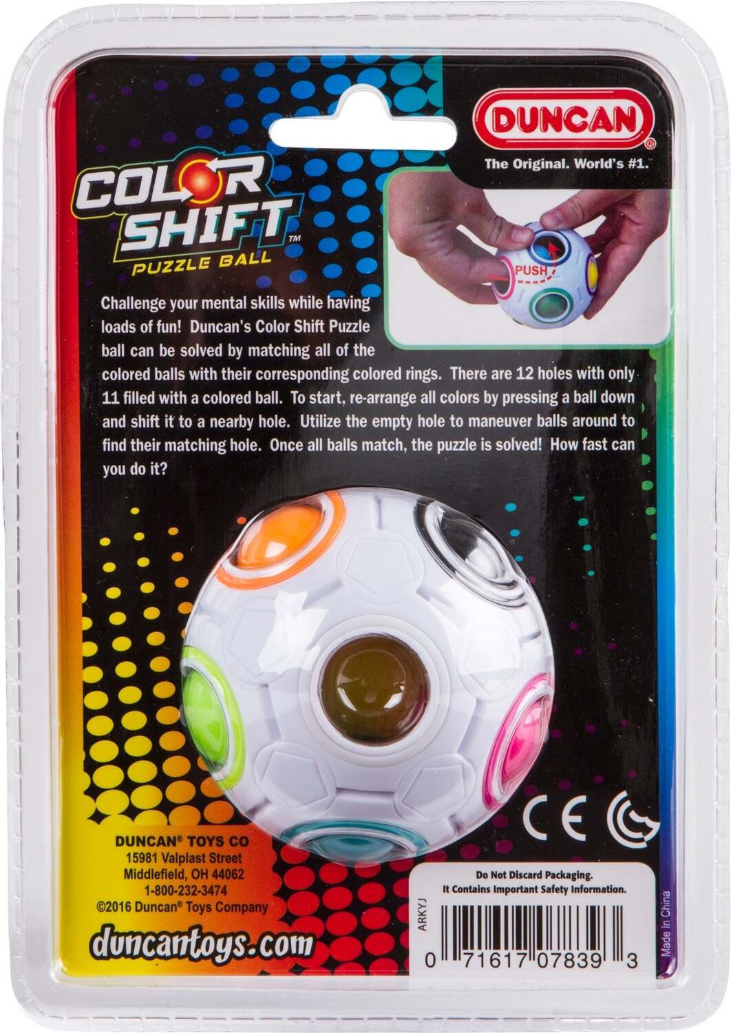 Duncan Color Shift Puzzle Ball
